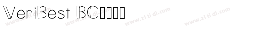 VeriBest BC字体转换